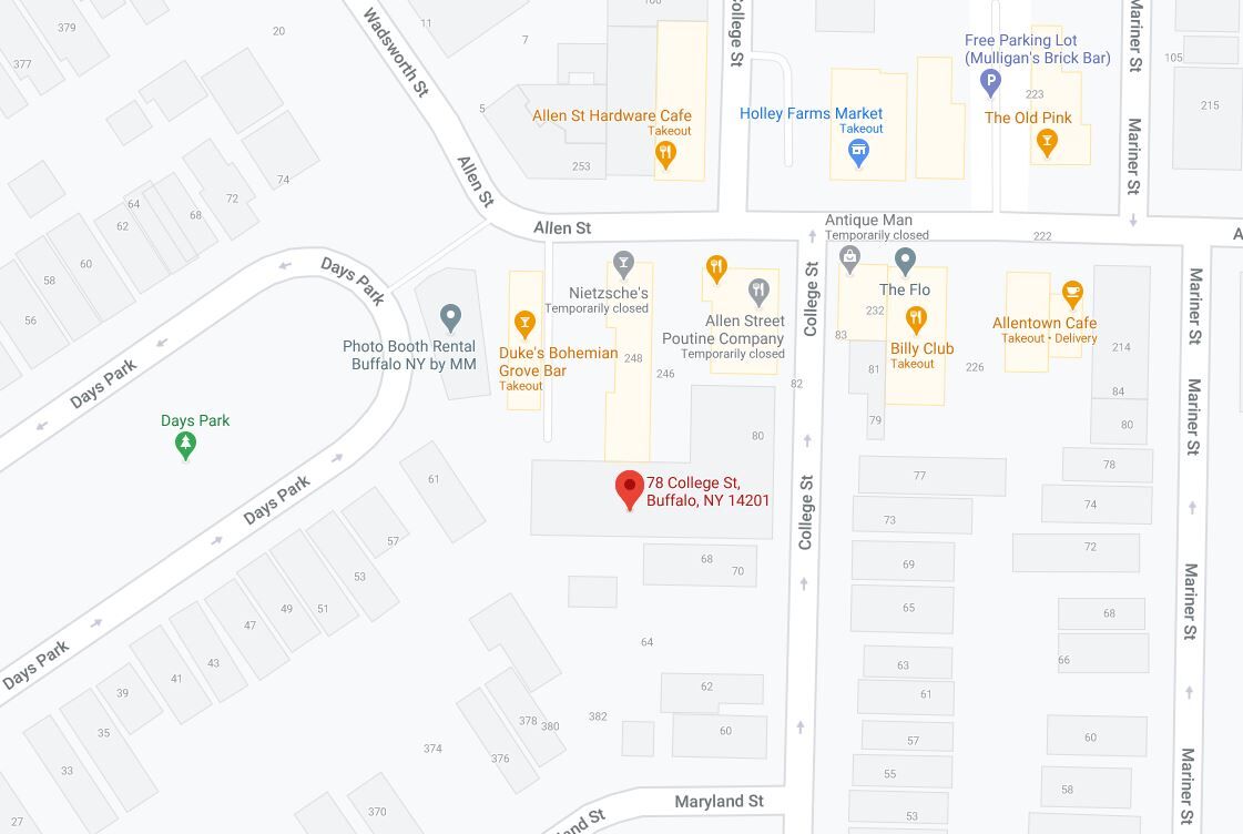 78-80 College St. map